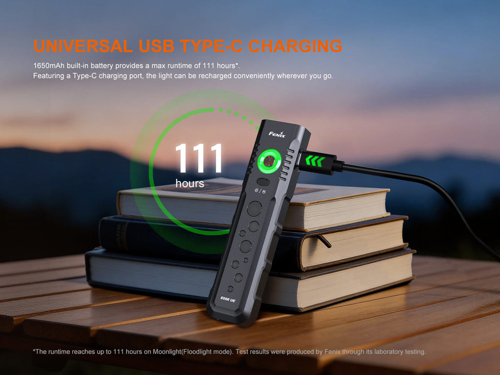 Fenix E08R UE Multi-Light EDC Flashlight With Red Light & Green Laser SpadezStore