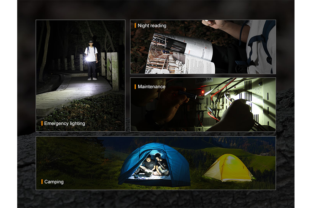 Fenix E09R Rechargeable High-Output Flashlight - 600 Lumens SpadezStore