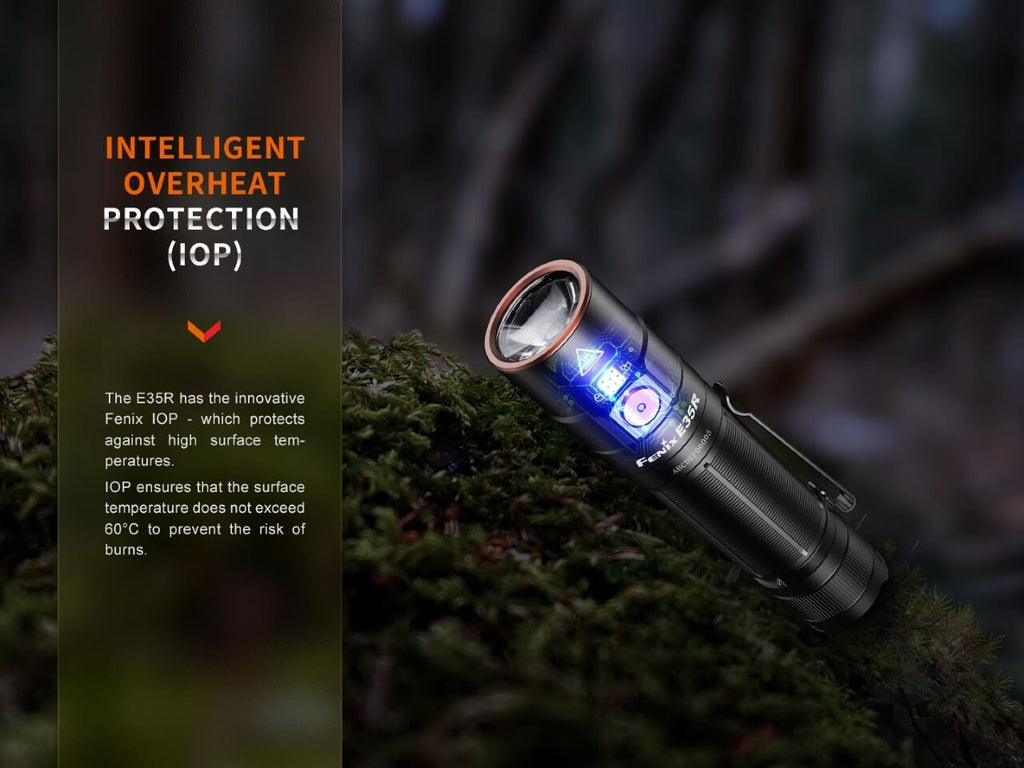 Fenix E35R High-Performance Rechargeable LED Flashlight SpadezStore