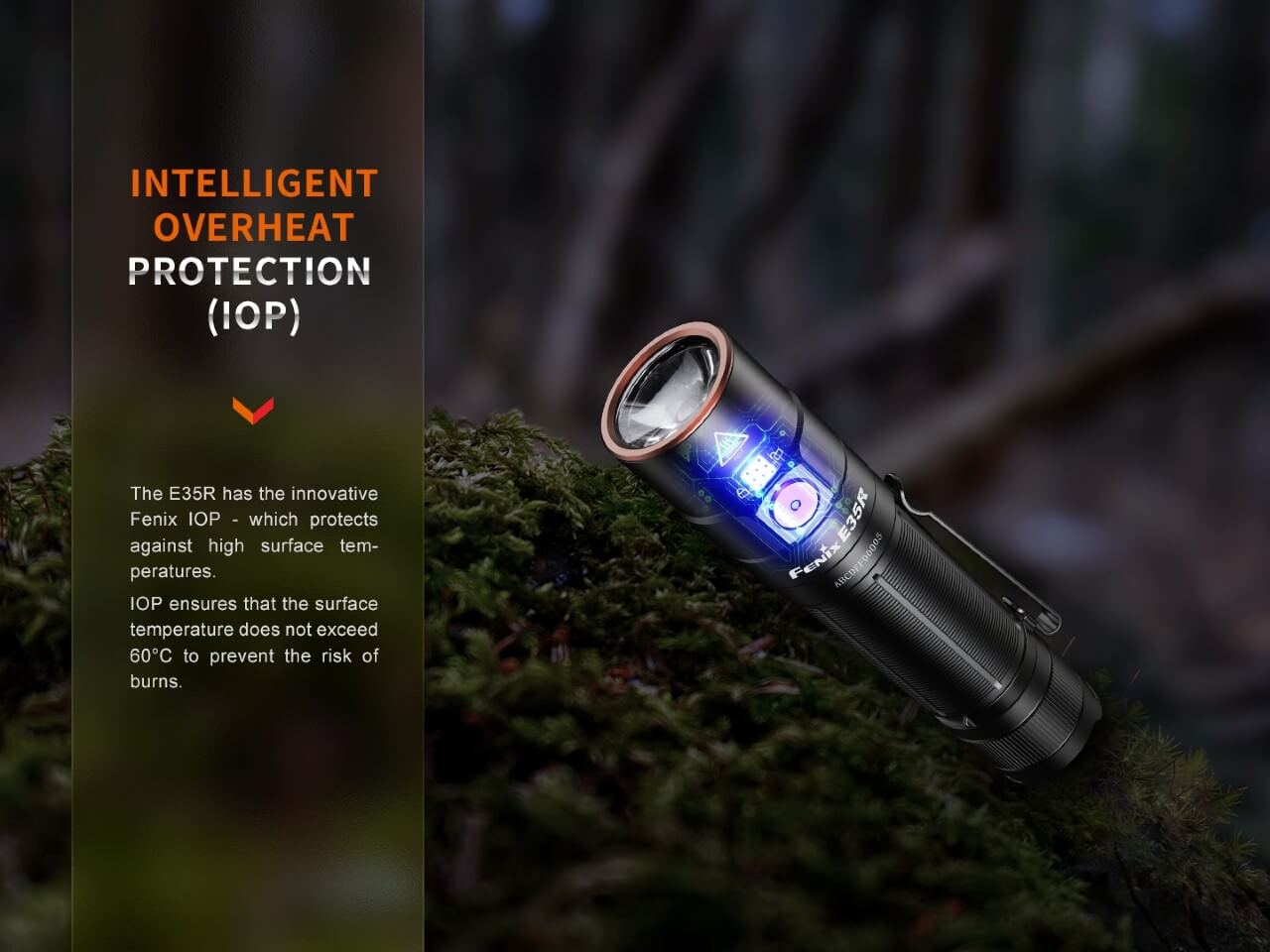 Fenix E35R High-Performance Rechargeable LED Flashlight SpadezStore