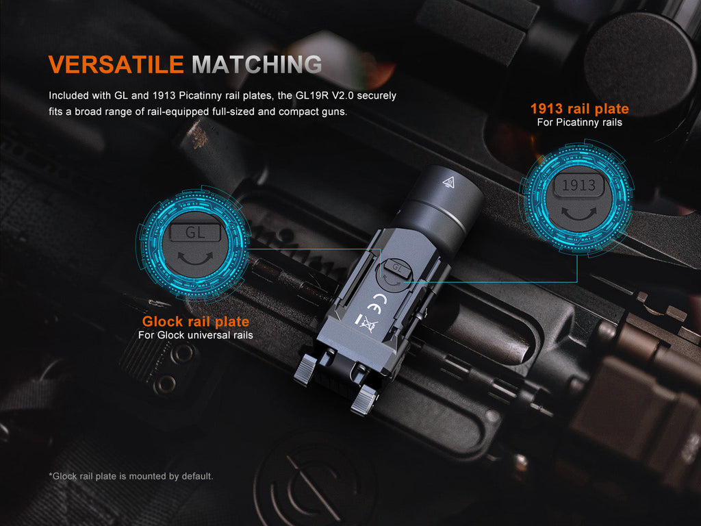 Fenix GL19R V2 Modular Switch Mounted Light SpadezStore