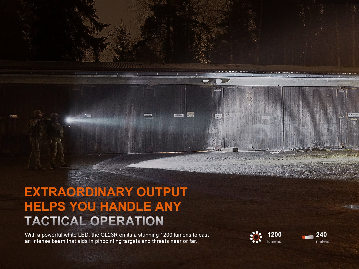 Fenix GL23R Green Laser Tactical Light SpadezStore