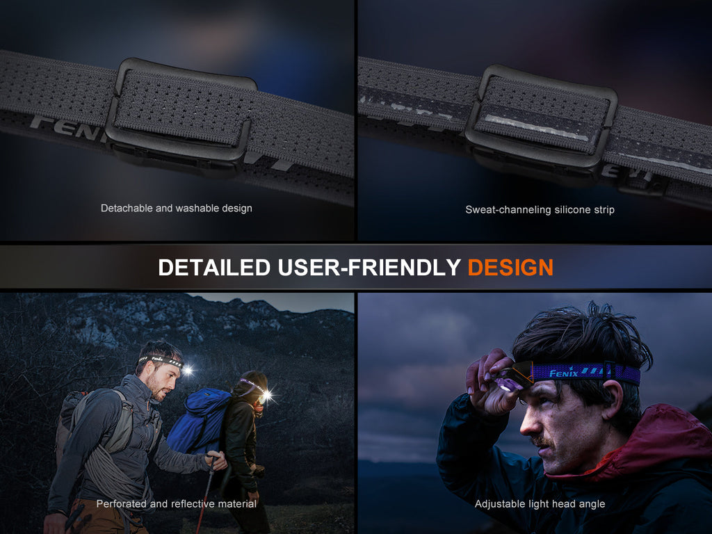 Fenix HL12R V2 Ultralight Outdoor Rechargeable Headlamp SpadezStore