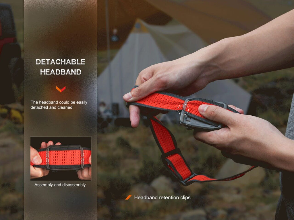 Fenix HL16 Lightweight Outdoor Hiking LED Headlamp SpadezStore