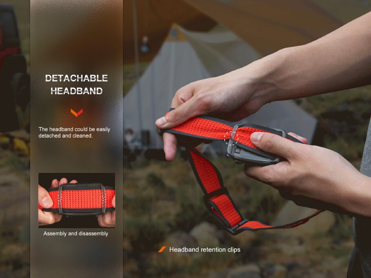 Fenix HL16 Lightweight Outdoor Hiking LED Headlamp SpadezStore