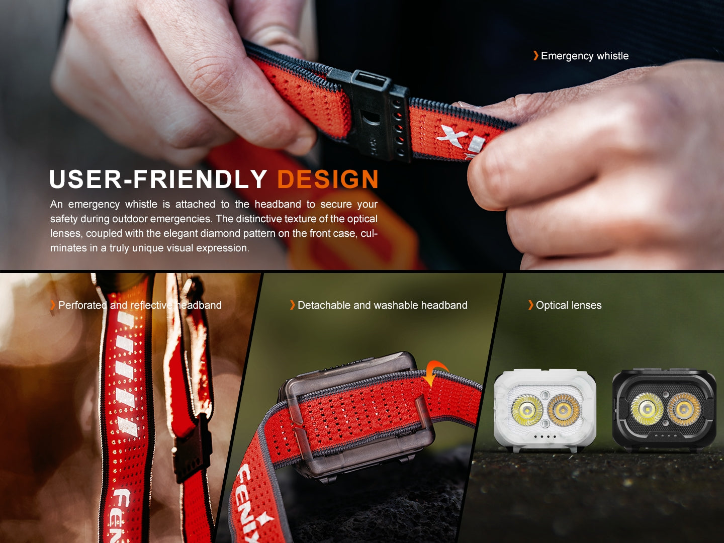 Fenix HL18R-T V2 Lightweight Trail Running Headlamp SpadezStore