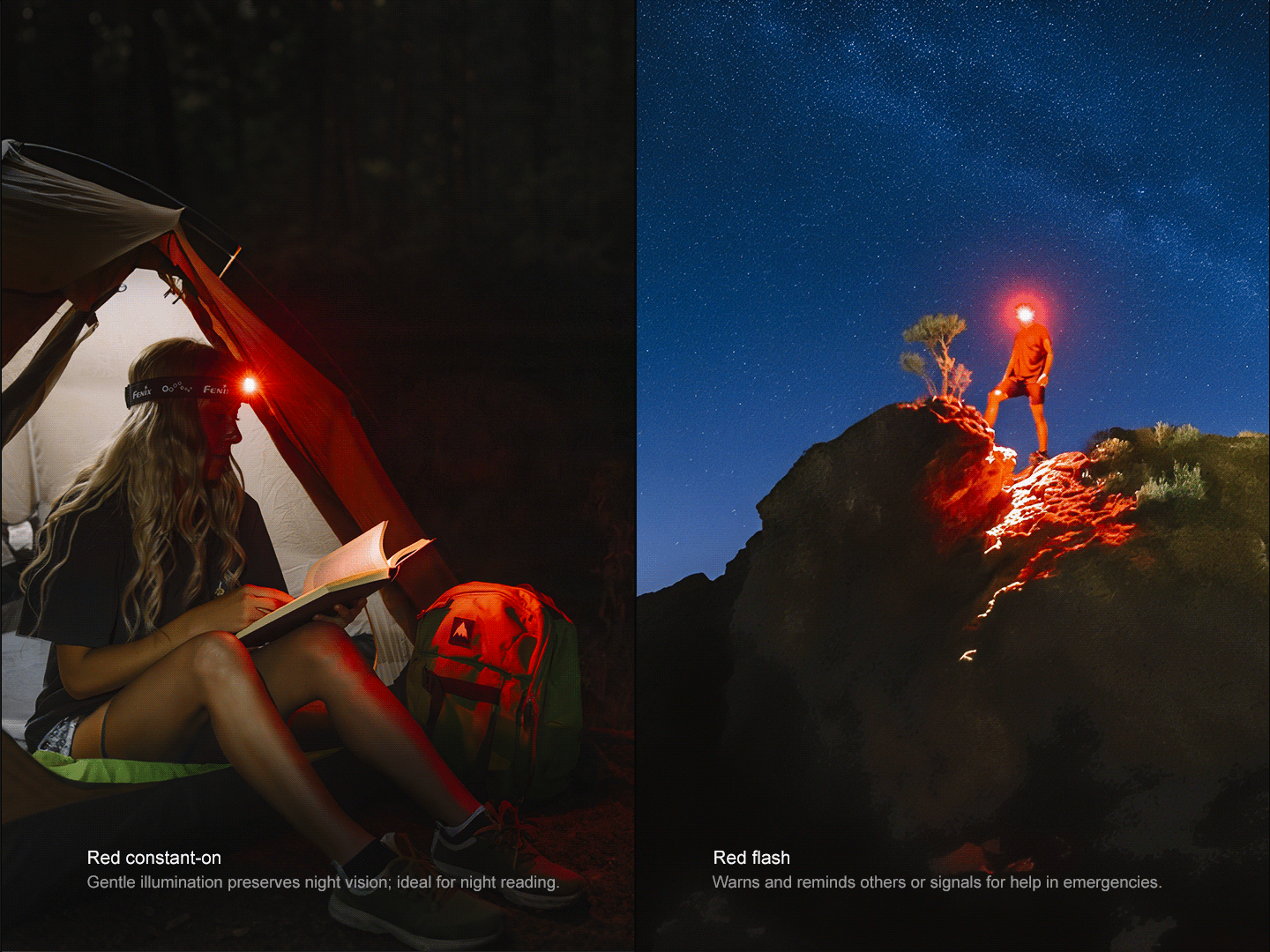 Fenix HM55R Lightweight Multi-LED Headlamp SpadezStore