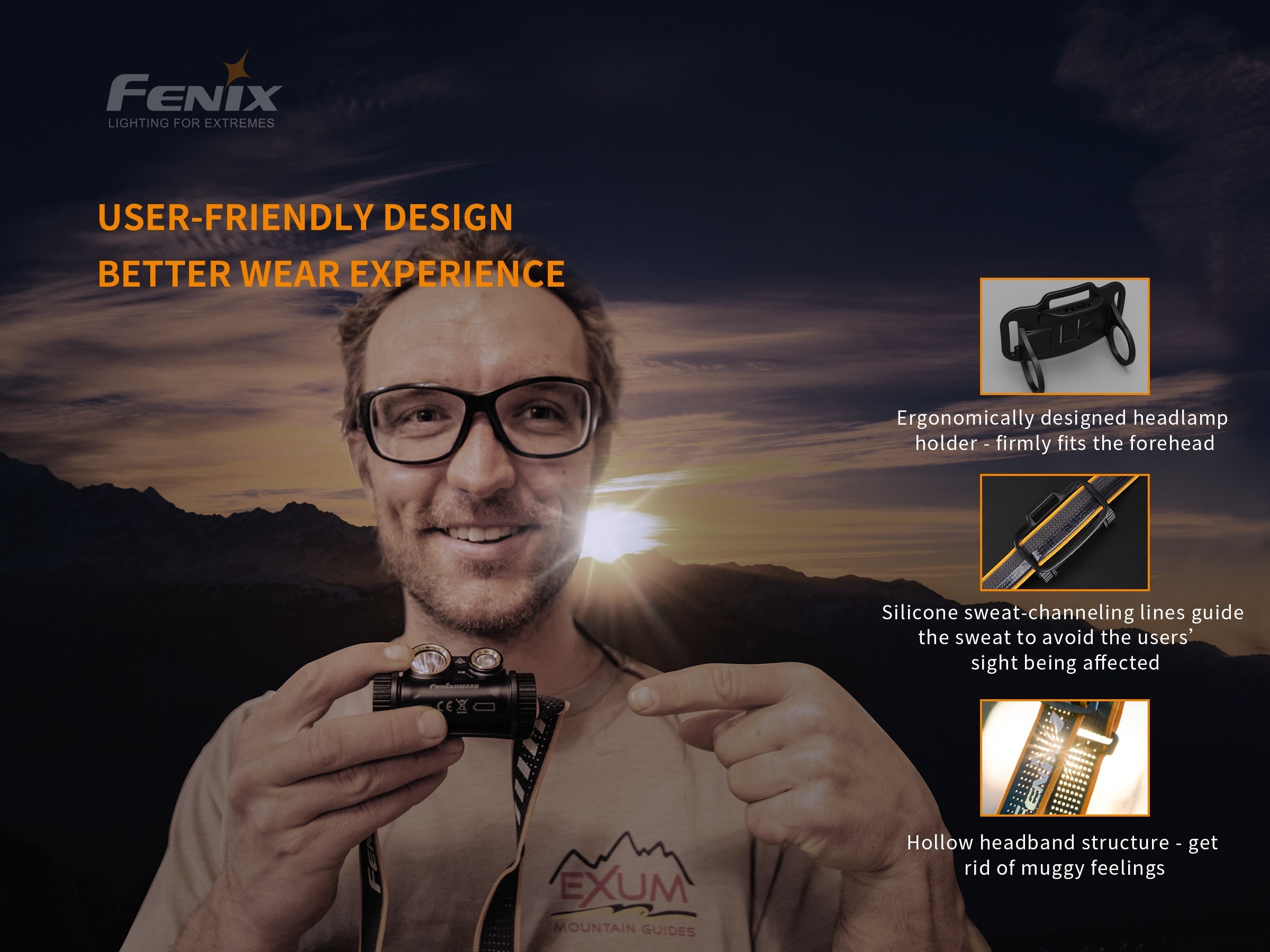 Fenix HM65R Rechargeable LED Headlamp - 1400 Lumens SpadezStore