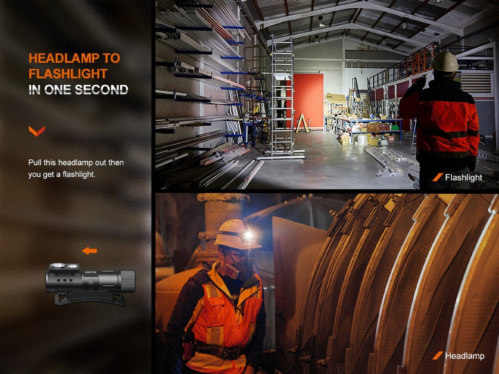 Fenix HM71R Rechargeable Industrial LED Headlamp SpadezStore