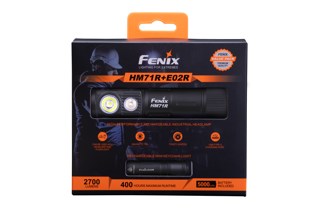 Fenix HM71R Rechargeable Industrial LED Headlamp SpadezStore