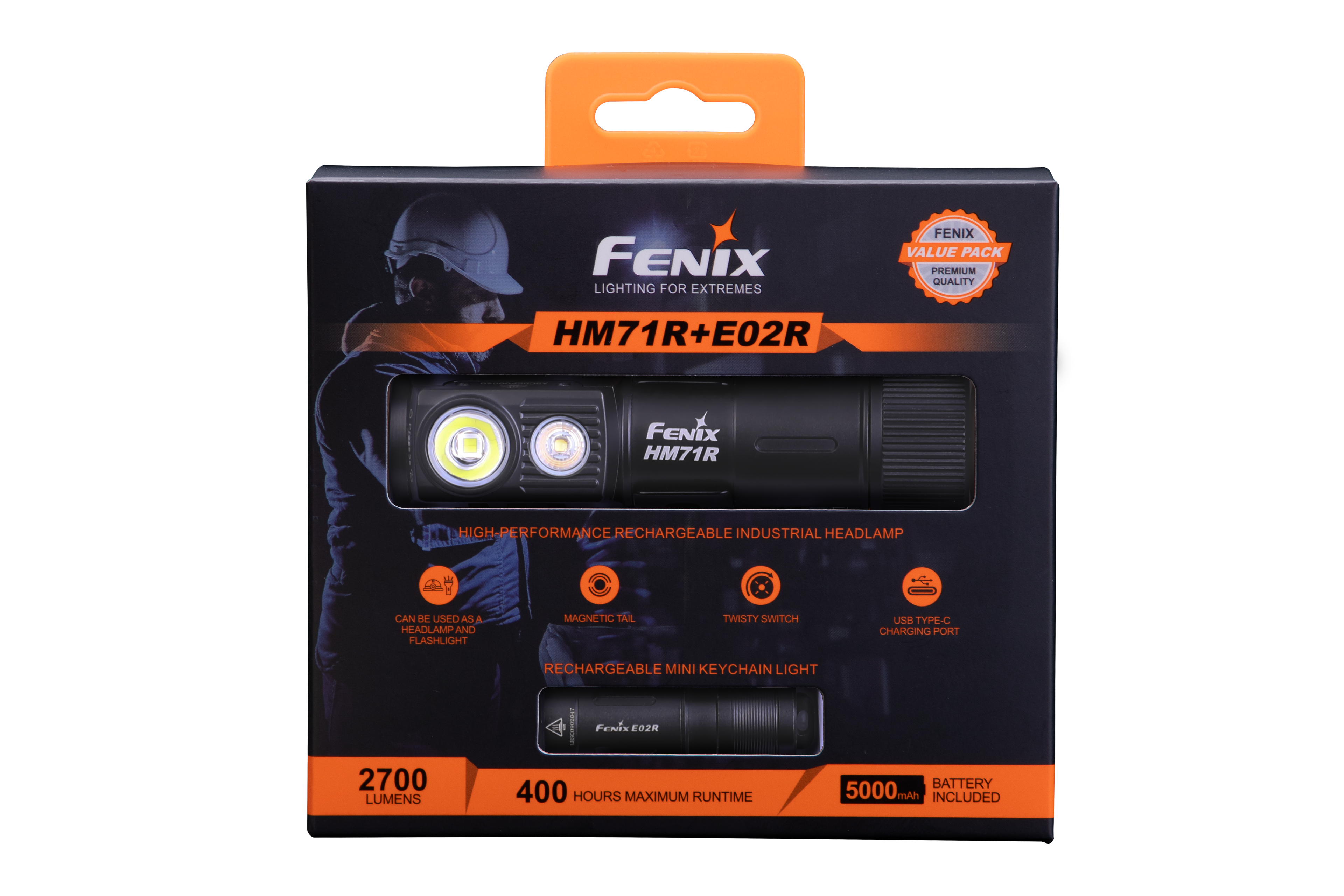 Fenix HM71R Rechargeable Industrial LED Headlamp SpadezStore