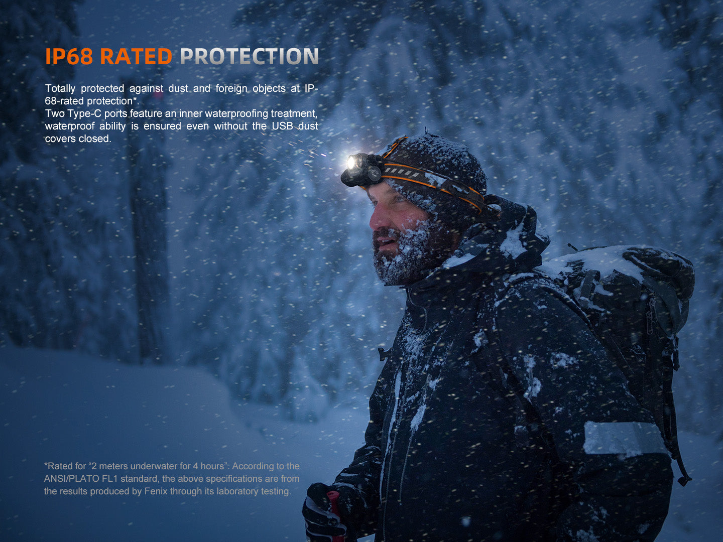 Fenix HM75R Rechargeable Industrial Headlamp - 1600 Lumens SpadezStore