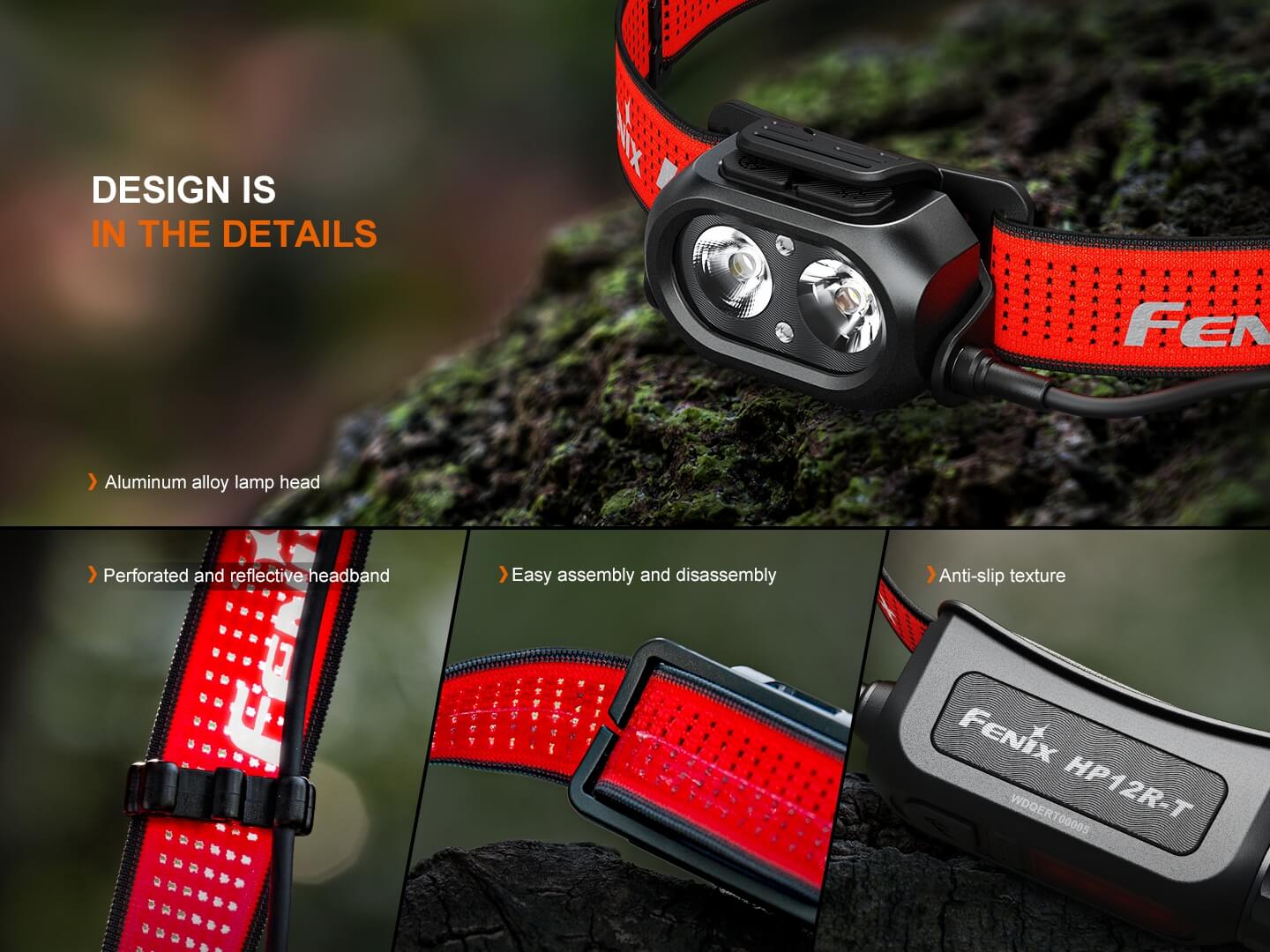 Fenix HP12R-T Balanced Trail Headlamp SpadezStore