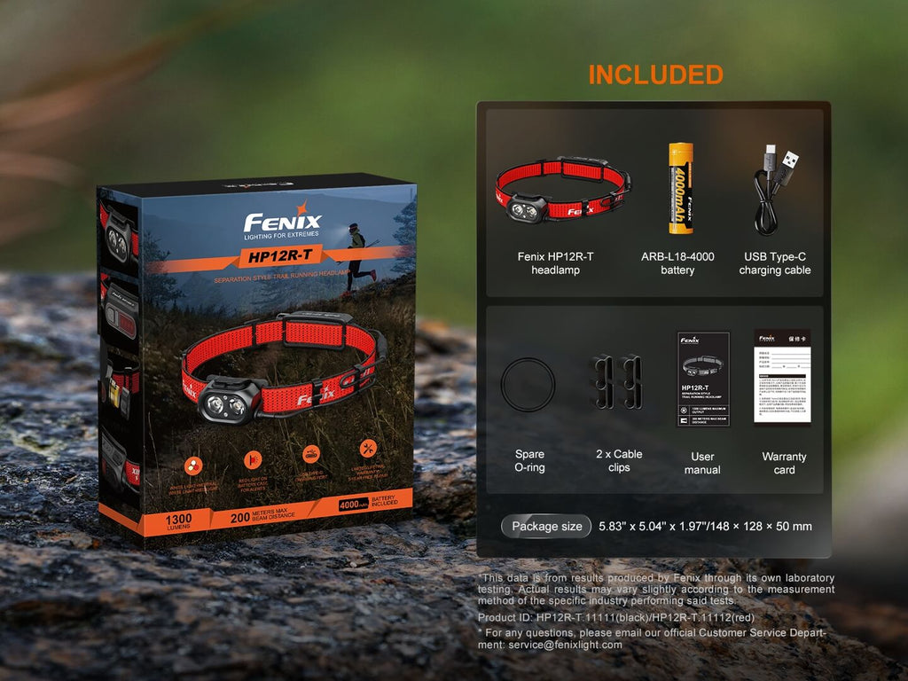 Fenix HP12R-T Balanced Trail Headlamp SpadezStore