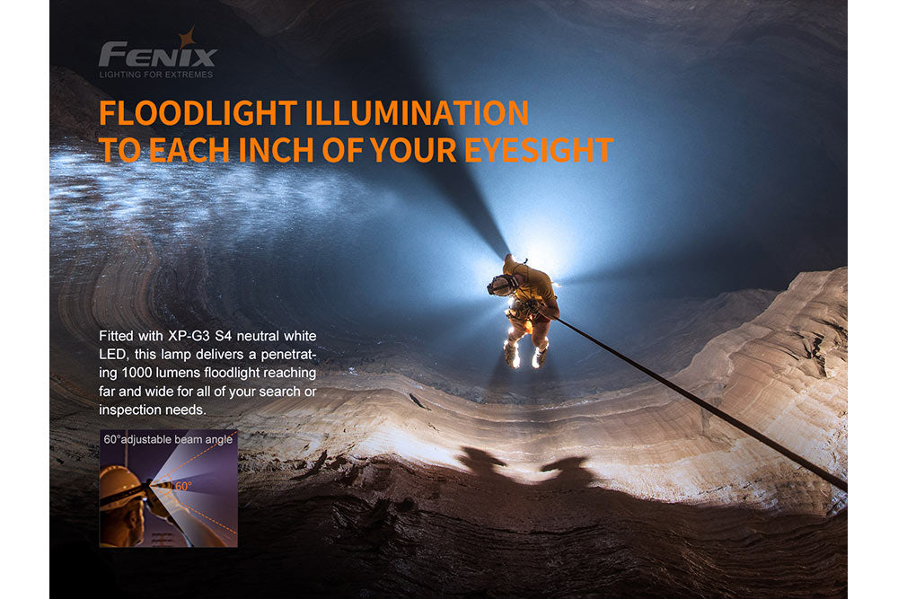 Fenix HP30R V2.0 LED Headlamp - 3000 Lumens SpadezStore
