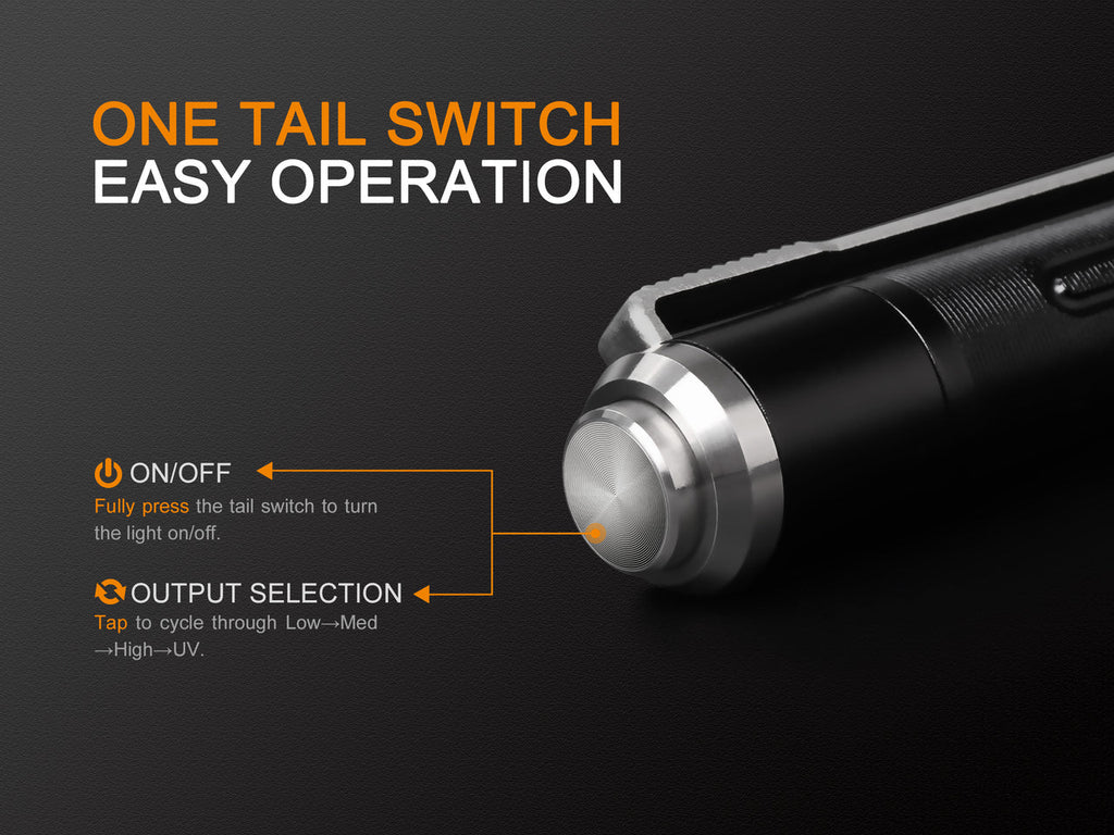 Fenix LD02 V2.0 EDC LED Penlight with UV Lighting SpadezStore