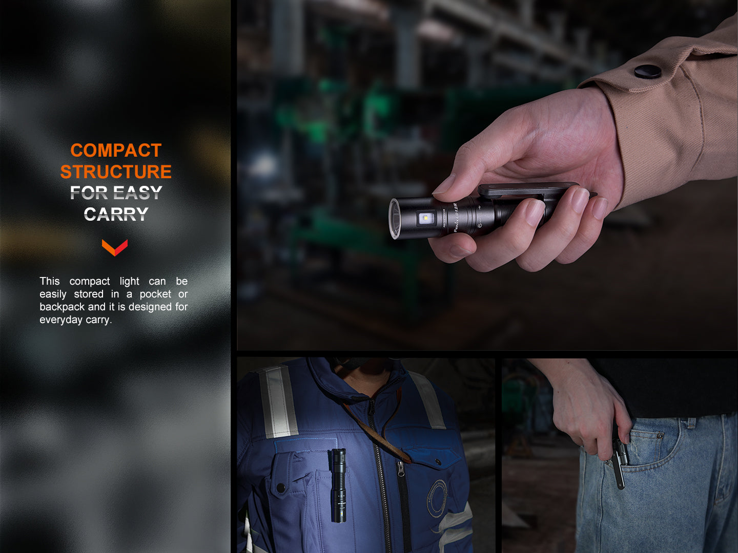 Fenix LD12R Dual Light Flashlight - 600 Lumens SpadezStore