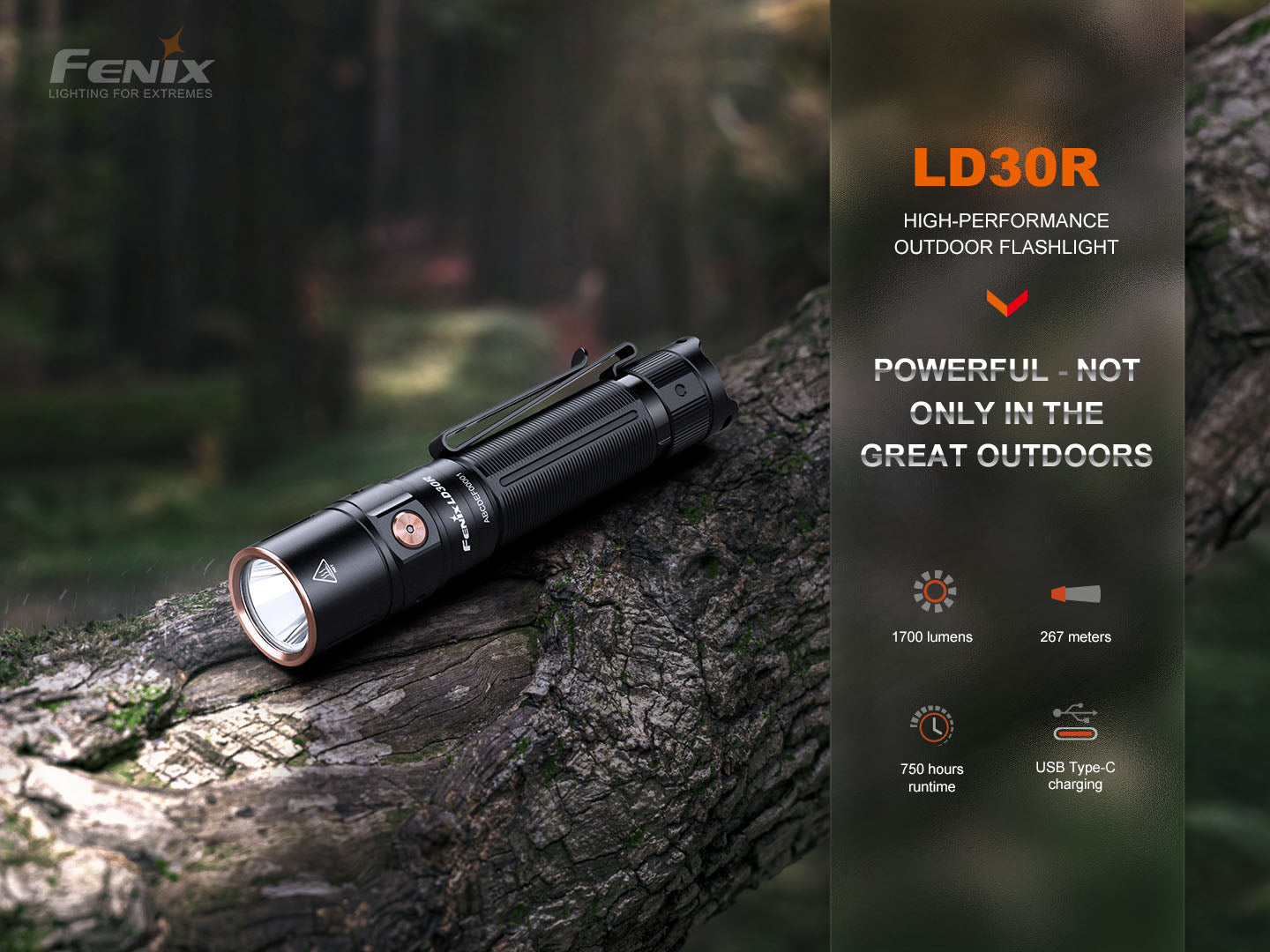 Fenix LD30R High-Performance Lightweight Flashlight SpadezStore