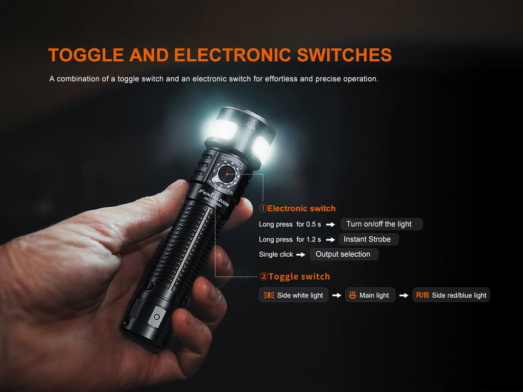 Fenix LD35R High Performance Multimode Tactical Flashlight SpadezStore