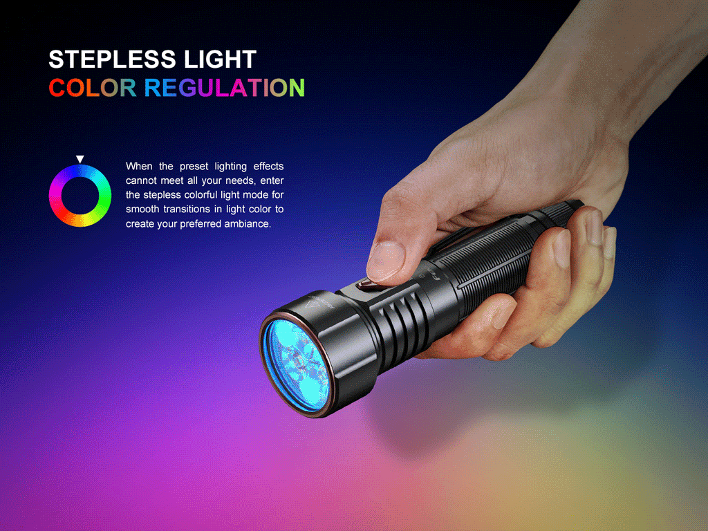 Fenix LD36R Multicolor Flashlight SpadezStore