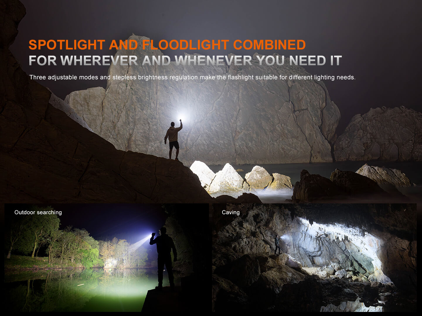 Fenix LR35R PRO Rechargeable Palm-Sized Searchlight