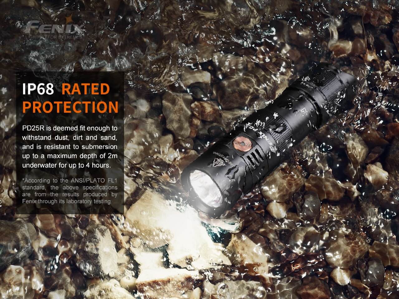 Fenix PD25R Rechargeable LED Flashlight SpadezStore