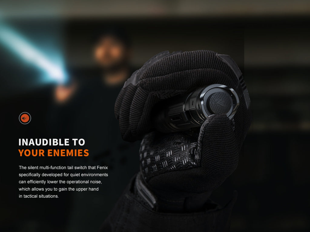 Fenix PD32R Rechargeable Silent Switch LED Flashlight SpadezStore