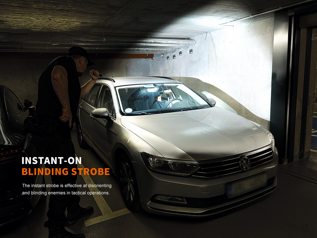 Fenix PD32R Rechargeable Silent Switch LED Flashlight SpadezStore