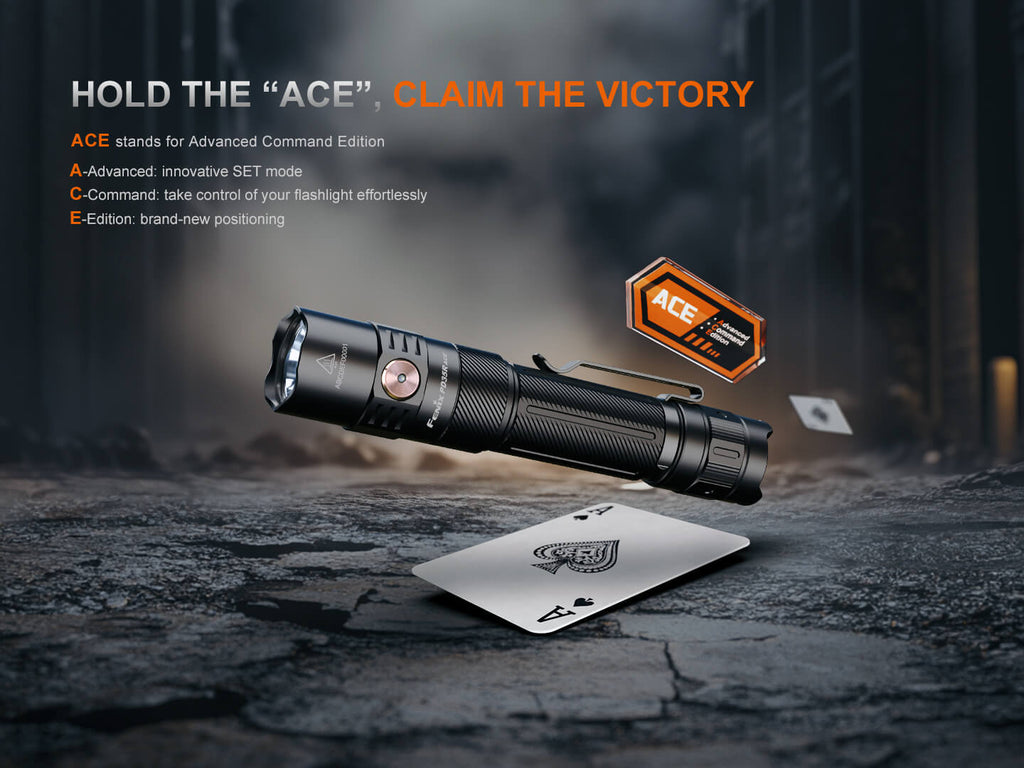 Fenix PD35R ACE Multi-mode Tactical Flashlight + FREE CL01 Mini Lantern SpadezStore