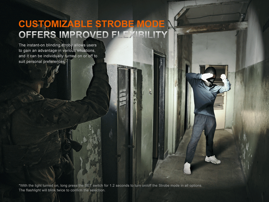 Fenix PD35R ACE Multi-mode Tactical Flashlight + FREE CL01 Mini Lantern SpadezStore