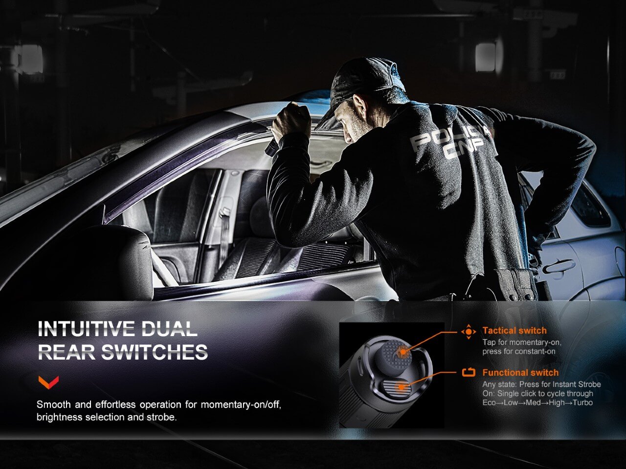 Fenix PD35R Compact Rechargeable Tactical Flashlight SpadezStore