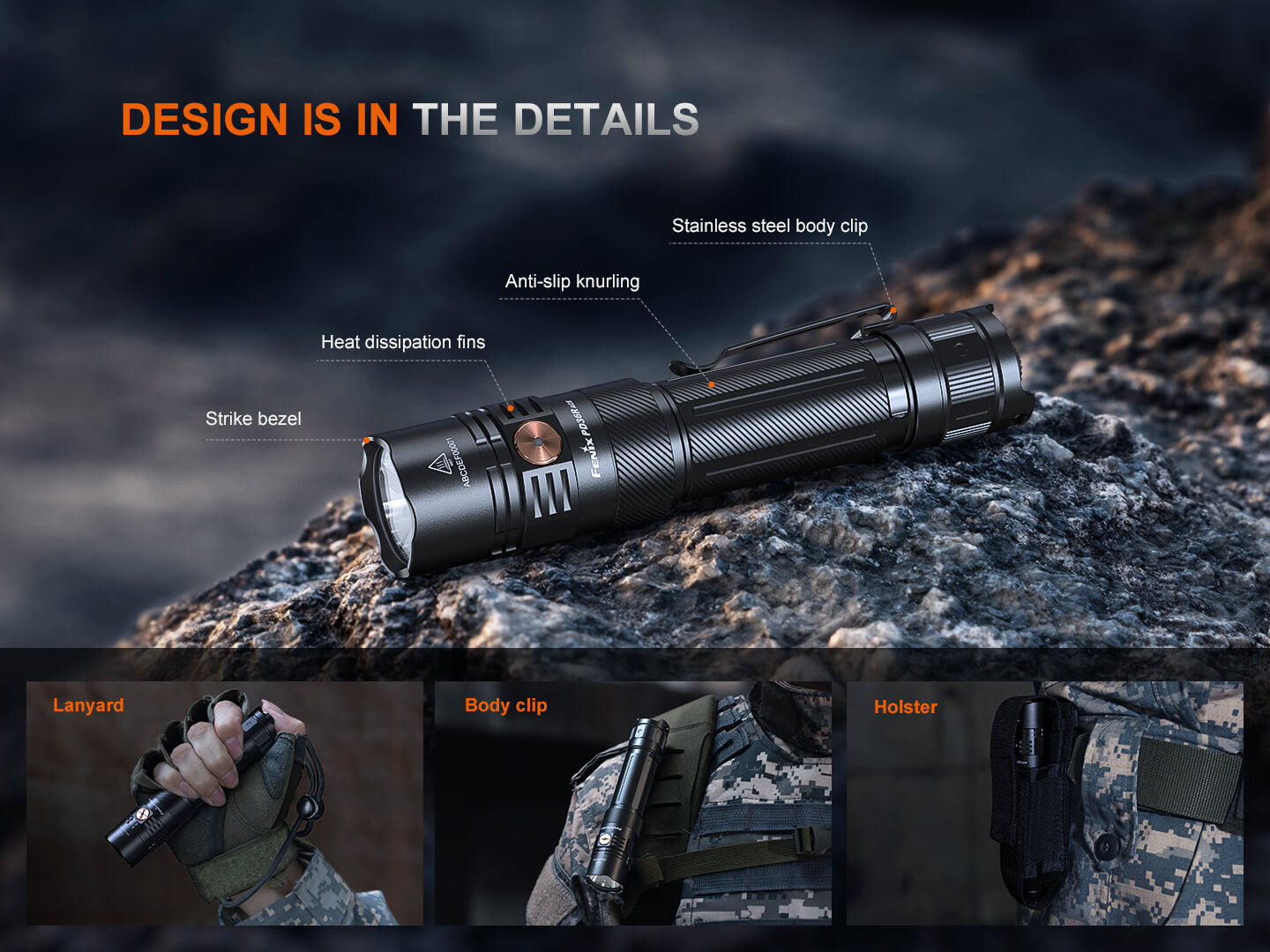 Fenix PD36R ACE Customizable Multi-Mode Flashlight SpadezStore