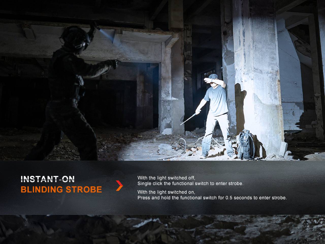 Fenix PD36R Pro 2800 Lumen Flashlight + FREE E03R V2 Keychain Light SpadezStore