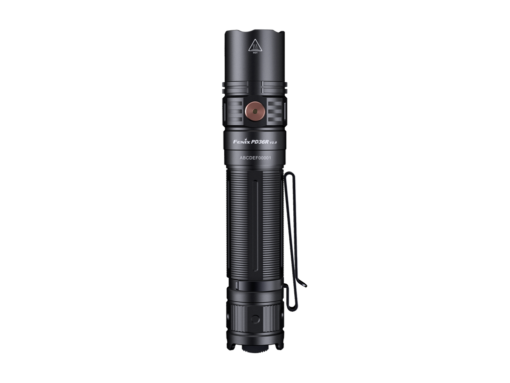 Fenix PD36R V2 Compact Rechargeable Tactical Flashlight - 1700 Lumens SpadezStore