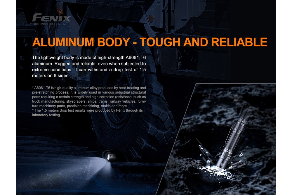 Fenix PD36 TAC Tactical Flashlight - 3000 Lumens SpadezStore