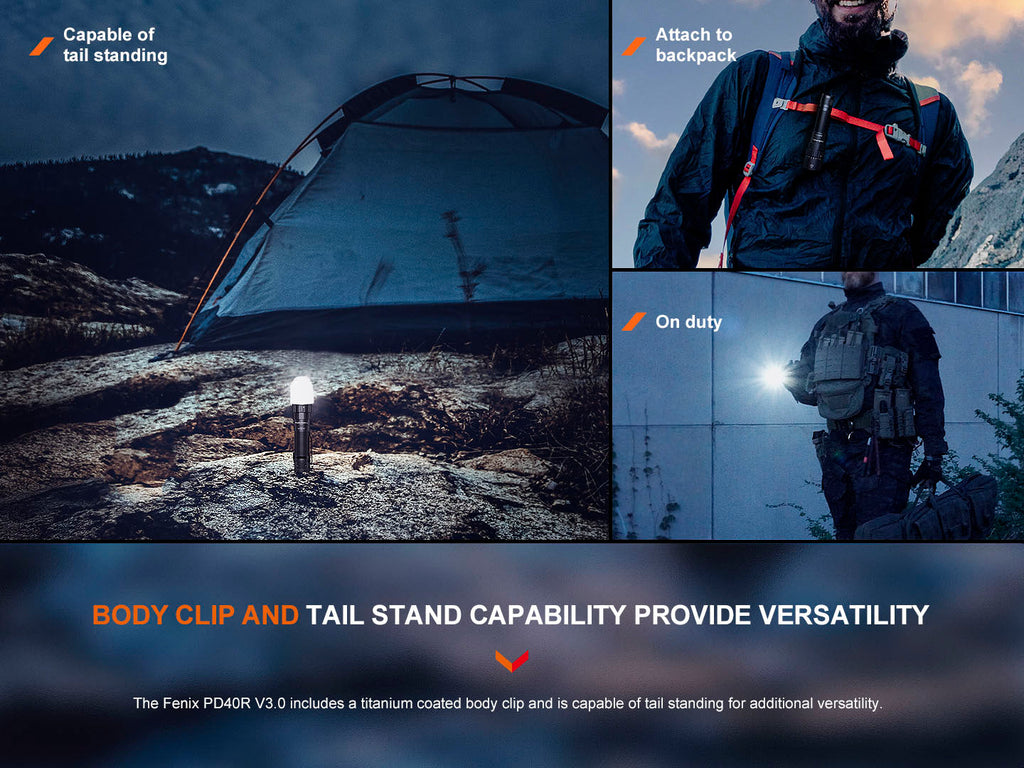 Fenix PD40R V3 Rechargeable Flashlight SpadezStore