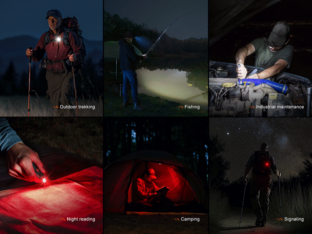 Fenix SW05R Multipurpose Clip-On Light with Red or UV Output SpadezStore