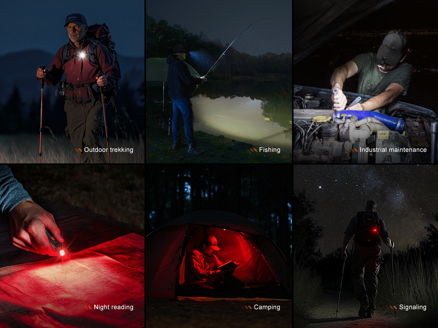 Fenix SW05R Multipurpose Clip-On Light with Red or UV Output SpadezStore