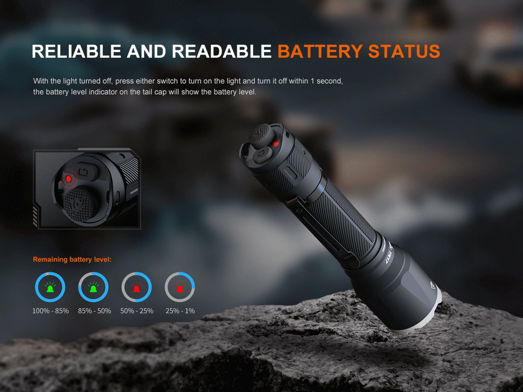 Fenix TK17 Dual Switch Tactical Flashlight SpadezStore