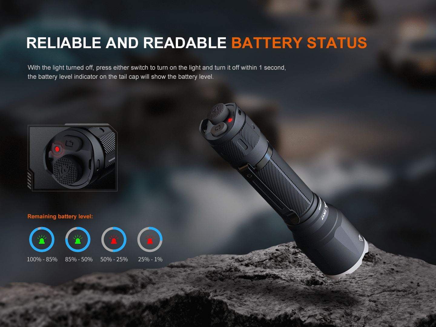 Fenix TK17 Dual Switch Tactical Flashlight SpadezStore