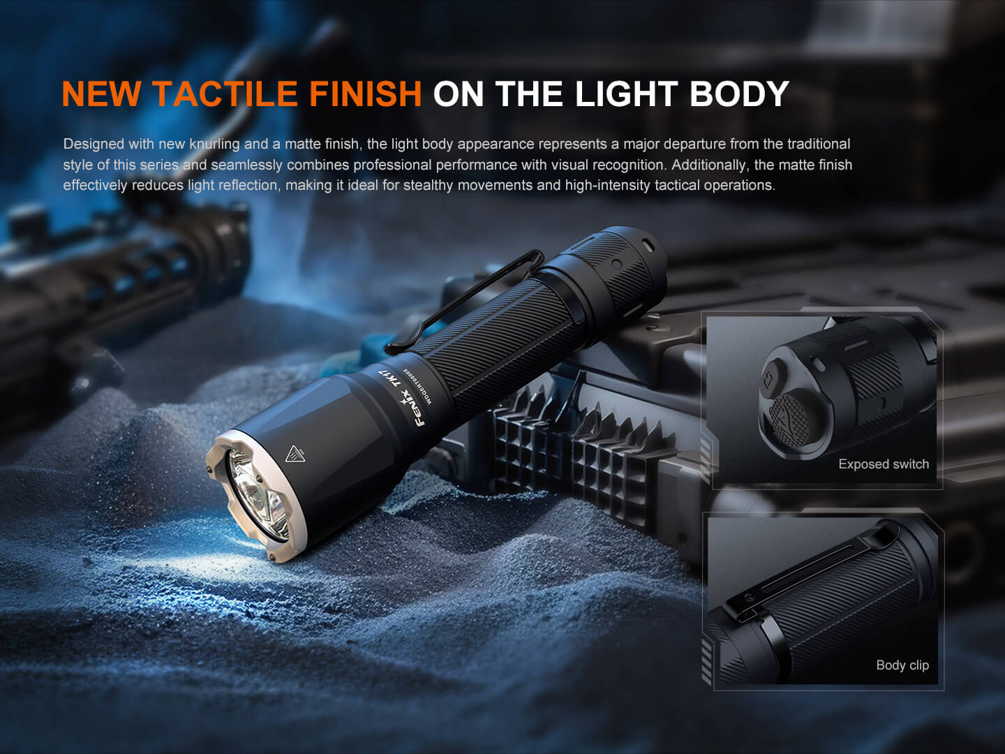 Fenix TK17 Dual Switch Tactical Flashlight SpadezStore