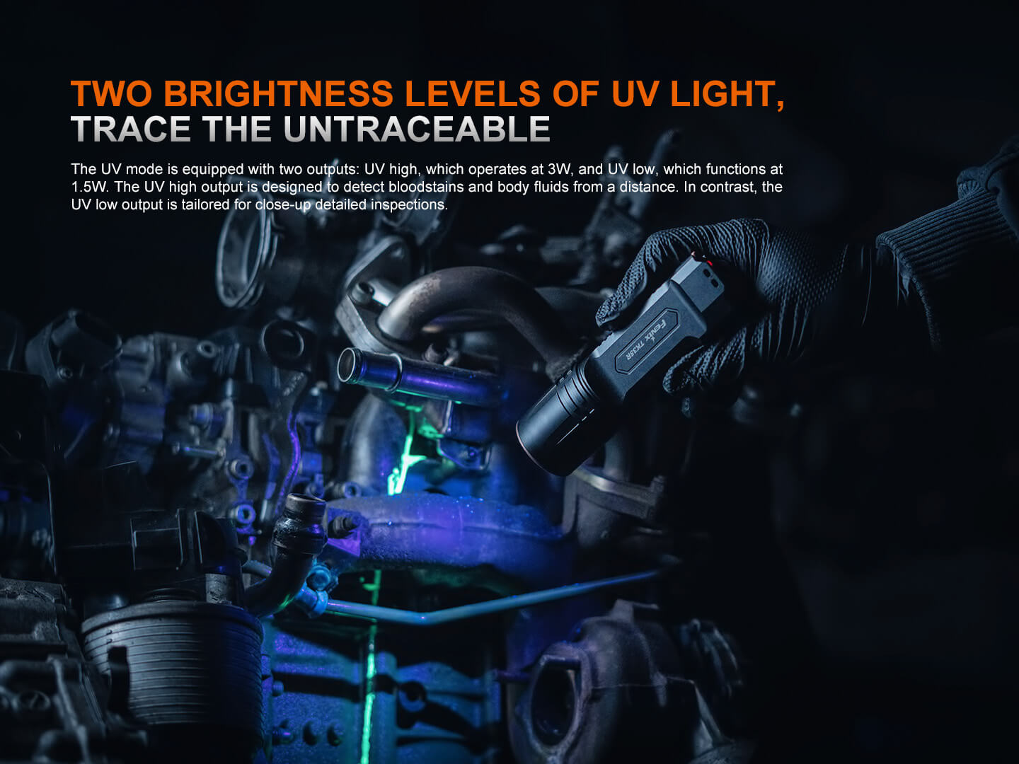 Fenix TK35R Rechargeable High-Performance Tactical Flashlight with UV Output SpadezStore