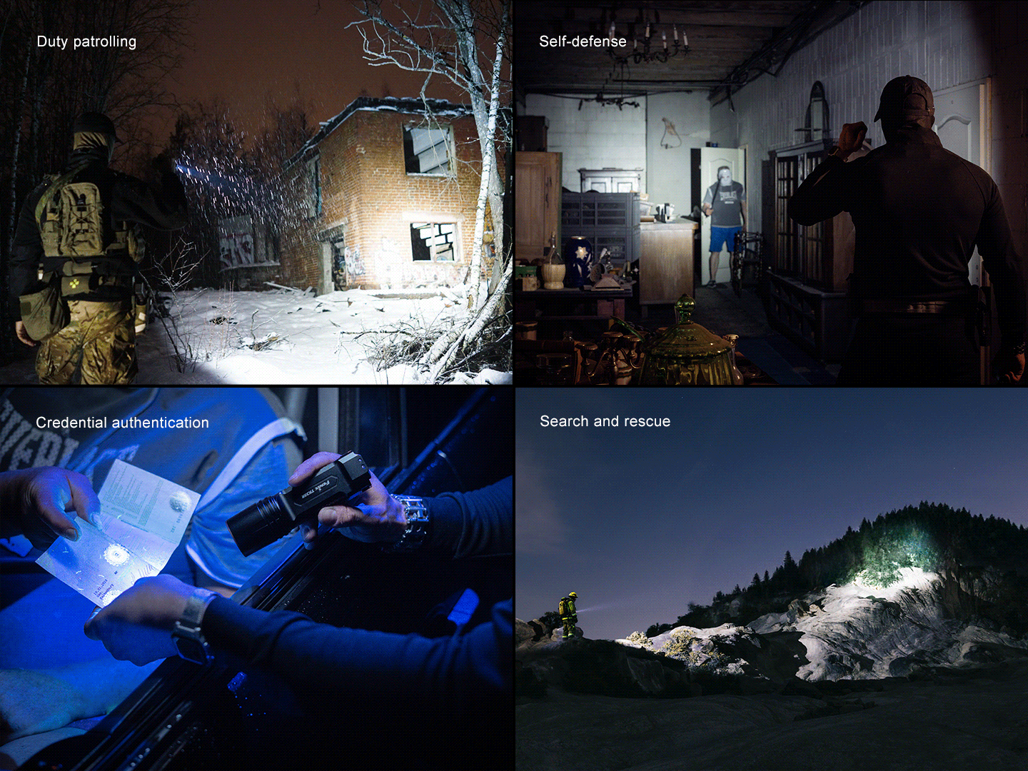 Fenix TK35R Rechargeable High-Performance Tactical Flashlight with UV Output SpadezStore