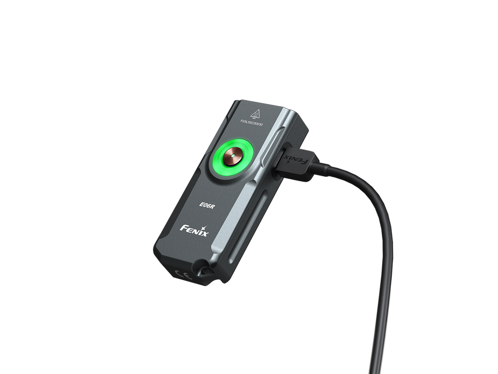 Fenix E06R Keychain Light with White, UV, and Red Laser Lights SpadezStore