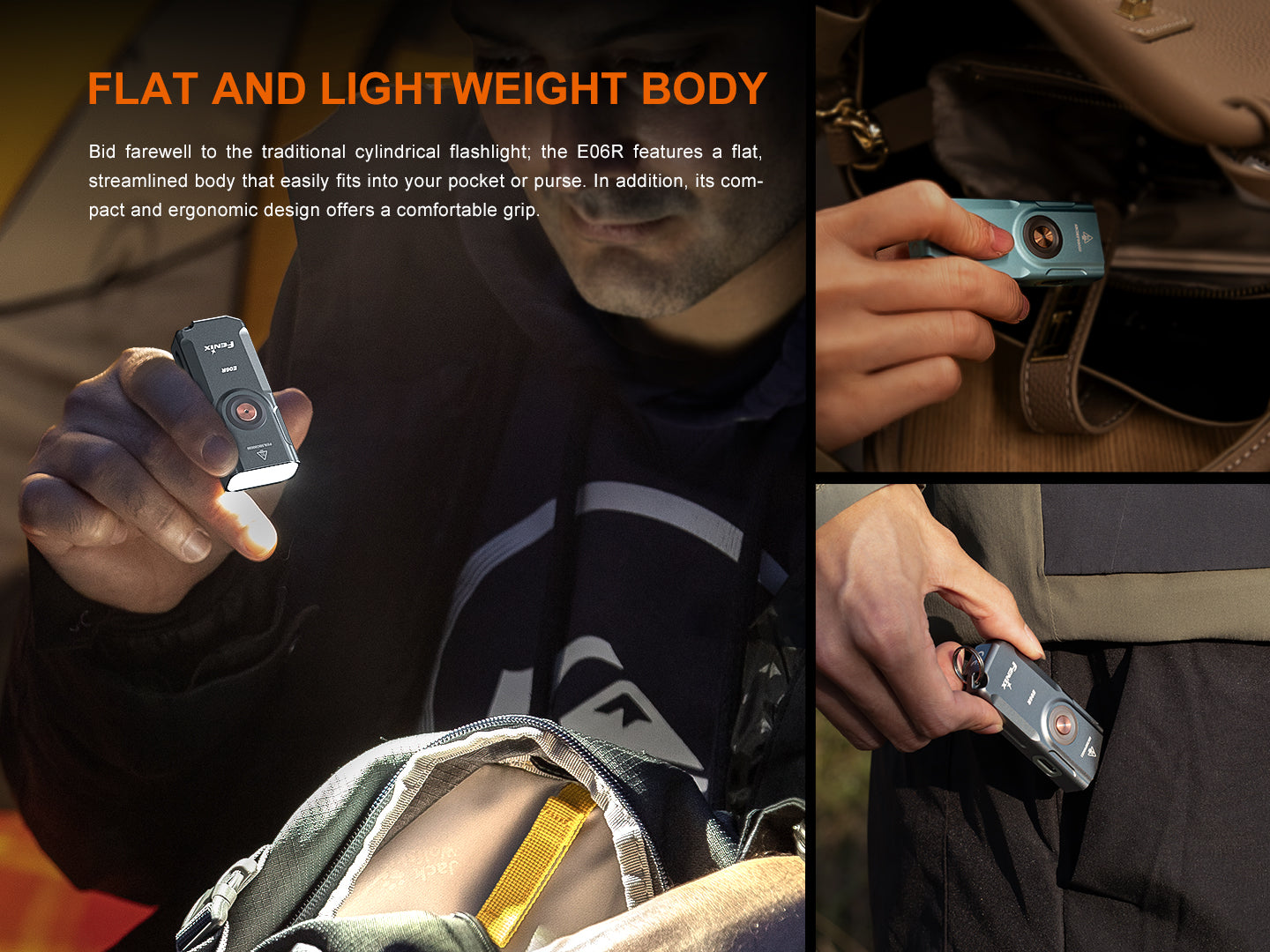 best fenix keychain flashlight Fenix E06R UV and Laser Pointer Flashlight