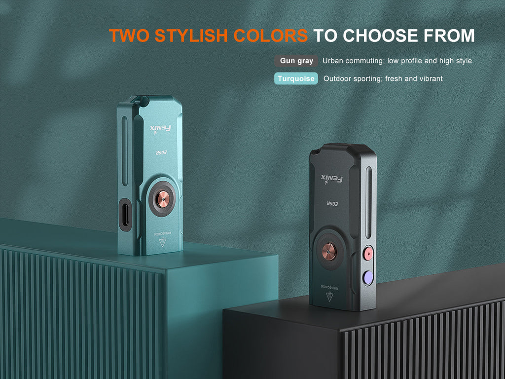 Fenix E06R Keychain Light with White, UV, and Red Laser Lights SpadezStore