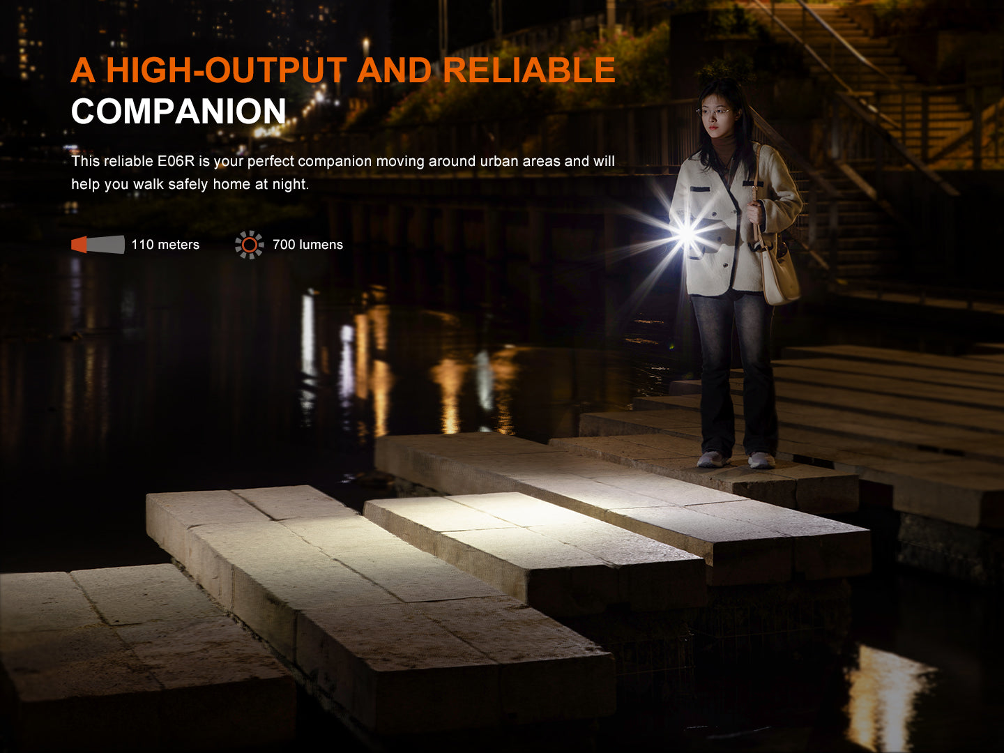 Fenix E06R Keychain Light with White, UV, and Red Laser Lights SpadezStore