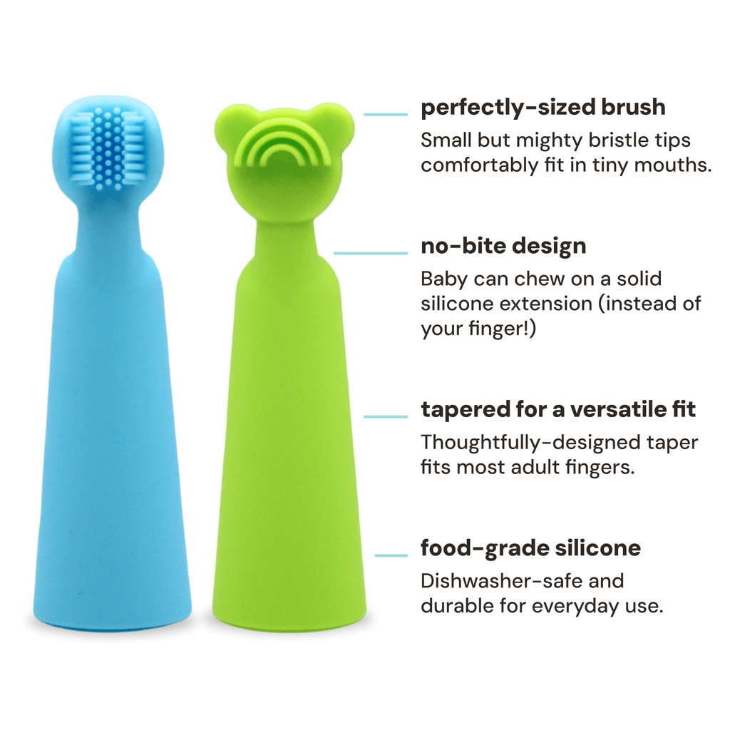 Oogiebear finger brush and tongue scraper SpadezStore