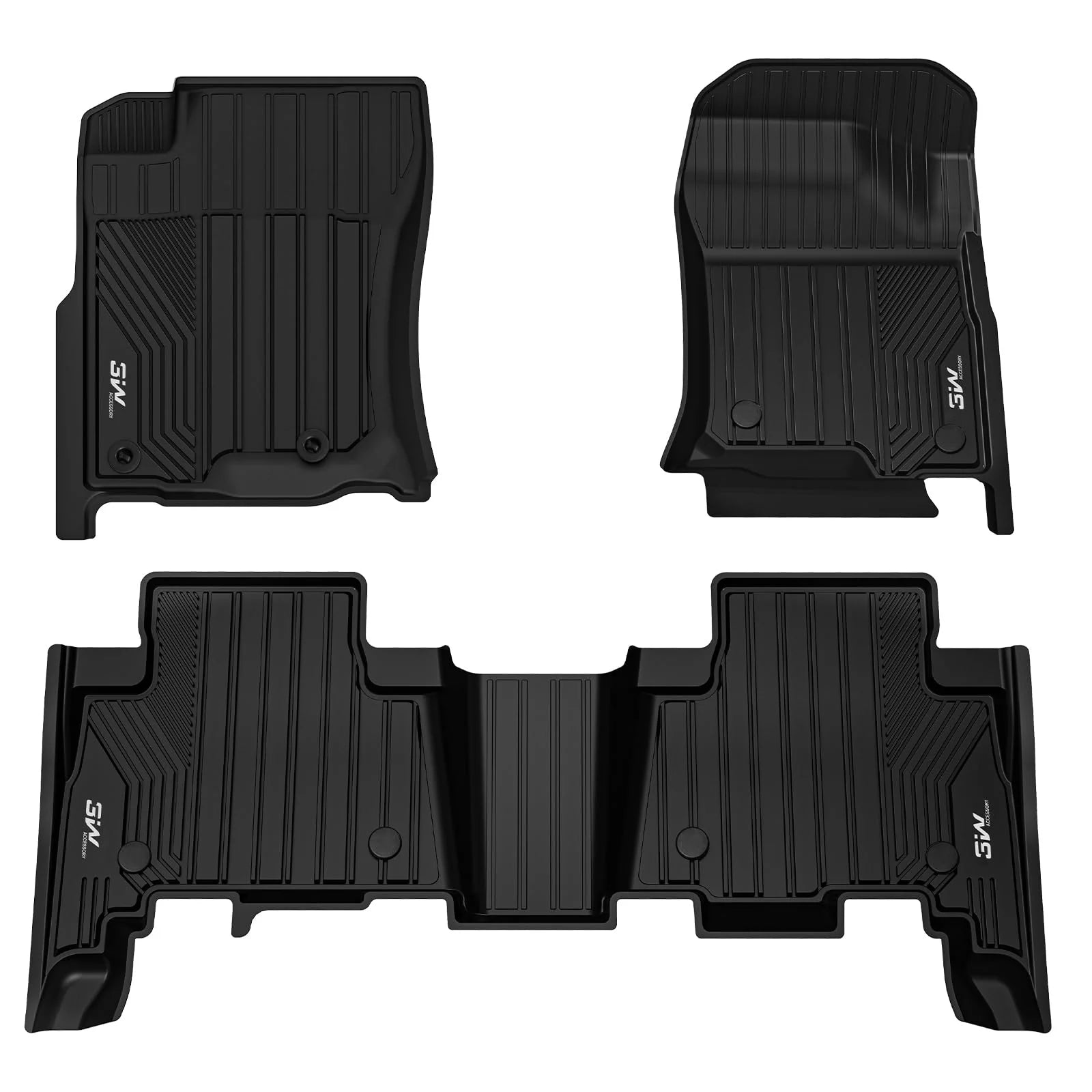 3W Toyota 4Runner 2013-2024 Only for 5 Seat Custom Floor Mats SpadezStore