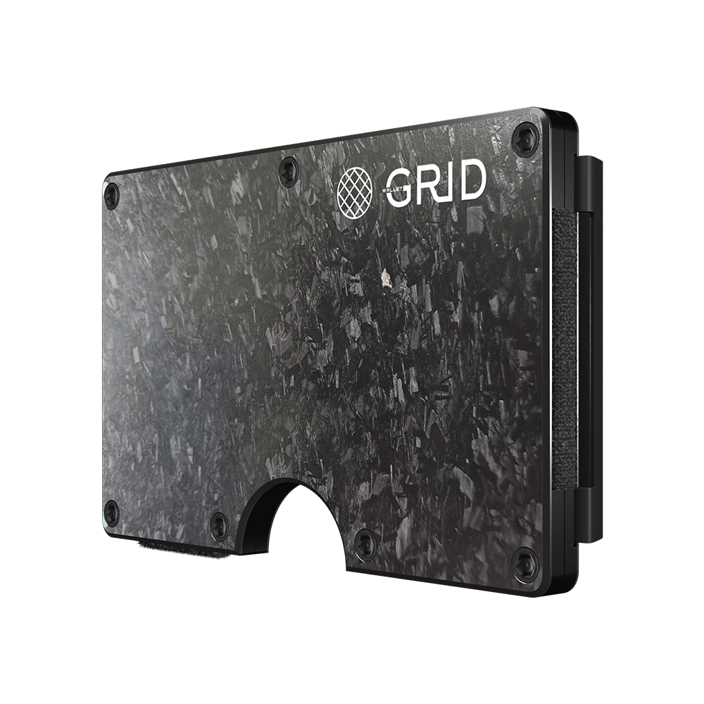 GRID Wallet Forged Carbon